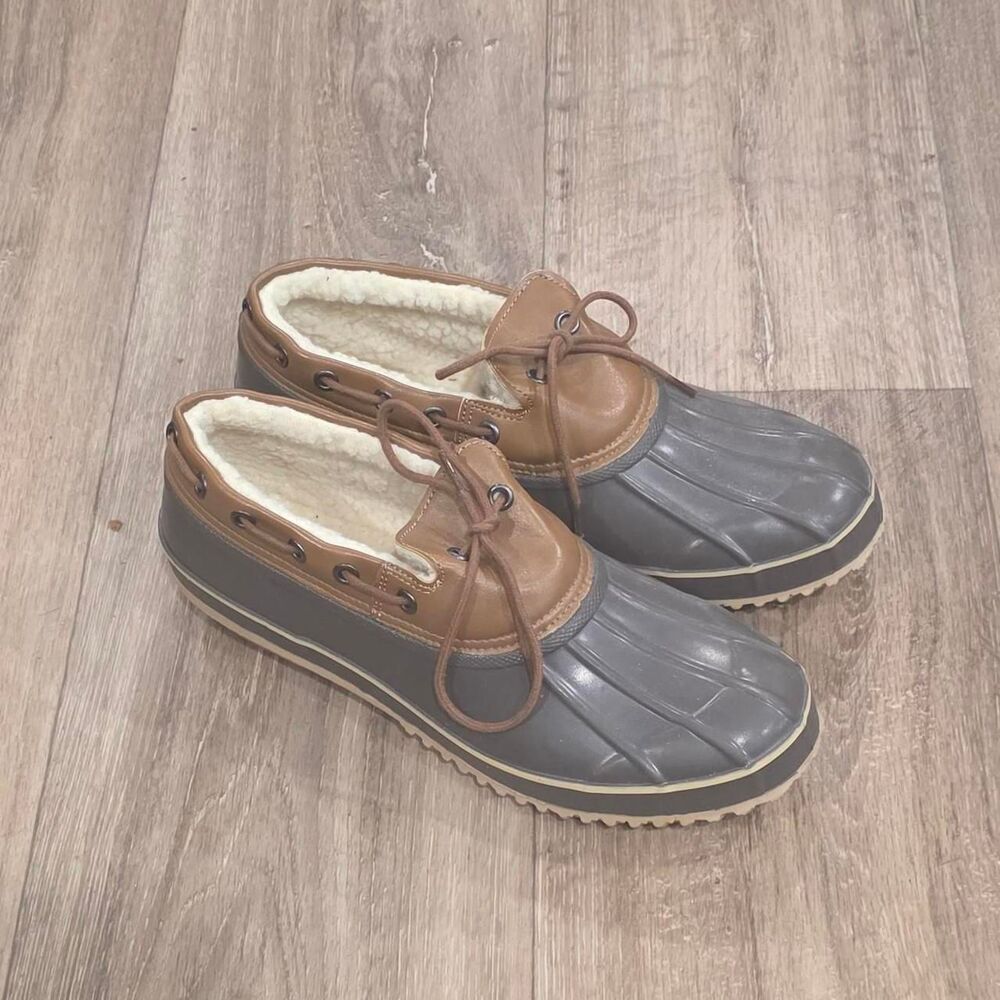 Comfortview Women's Brown and Grey Boots